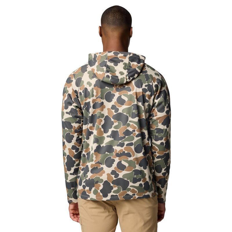 Columbia Wild Cast Camp Hoodie - Men's Fossil Deltahunter Camo