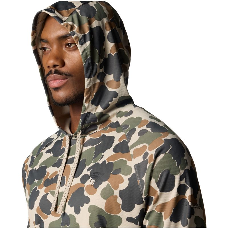 Columbia Wild Cast Camp Hoodie - Men's Fossil Deltahunter Camo