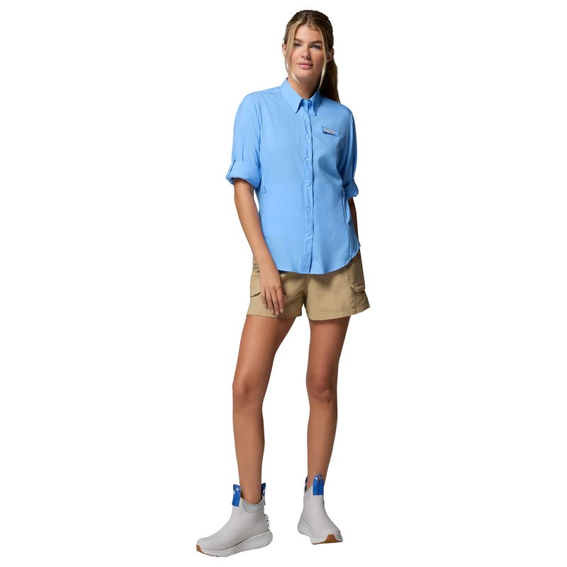 Columbia PFG Tamiami II Long Sleeve Shirt - Women's White Cap