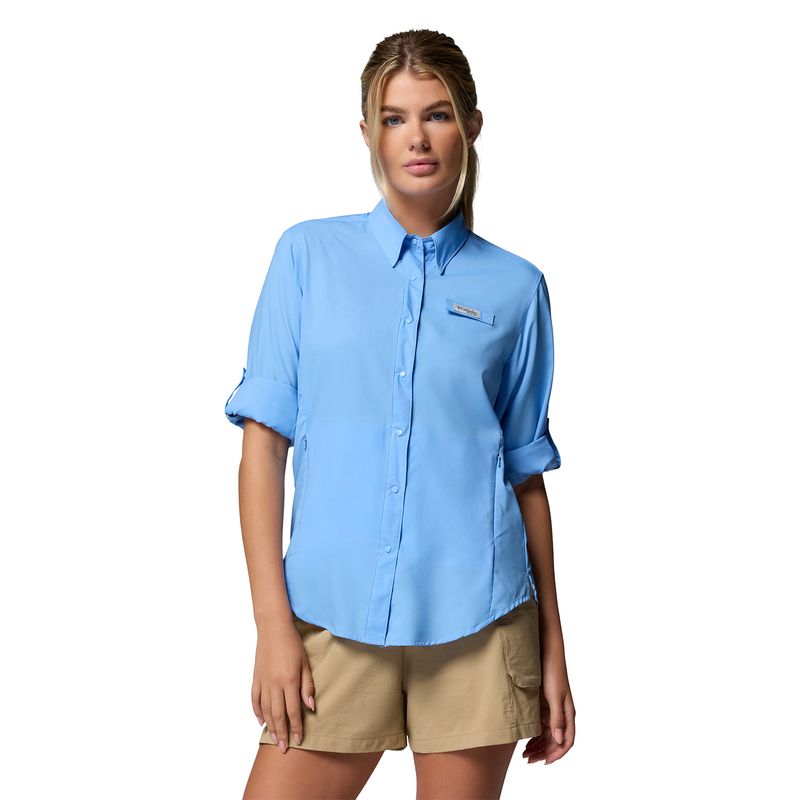 Columbia PFG Tamiami II Long Sleeve Shirt - Women's White Cap