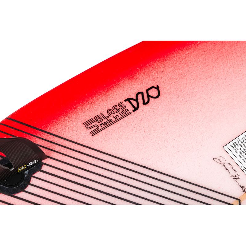 Ronix DNA Wakesurf Board - 2026 Arctic / Racing Red / Carbon