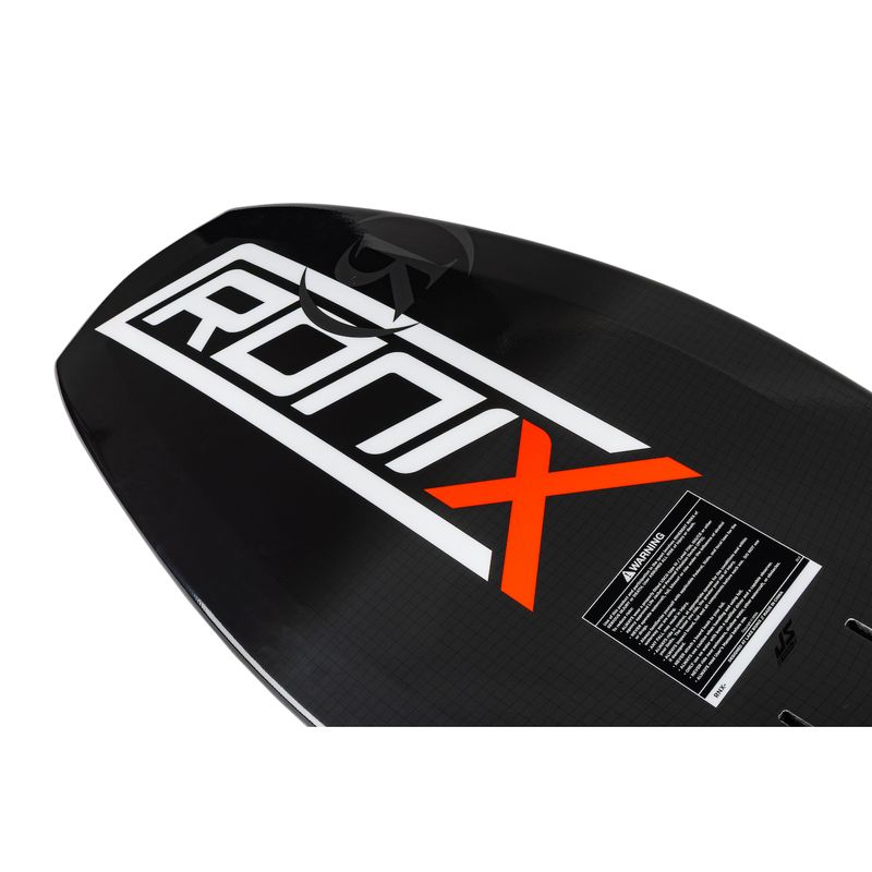 Ronix 727 Foil Board with Straps - 2026 Black / Charcoal / Caffeinated Red