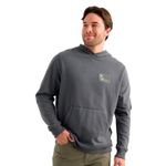 Huk Edisto Born Wave Terry Fishing Hoodie - Men's Dark Shadow
