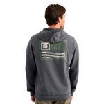 Huk Edisto Born Wave Terry Fishing Hoodie - Men's Dark Shadow