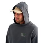 Huk Edisto Born Wave Terry Fishing Hoodie - Men's Dark Shadow
