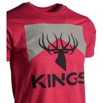 King's Camo Dart T-Shirt - Men's Heather Red