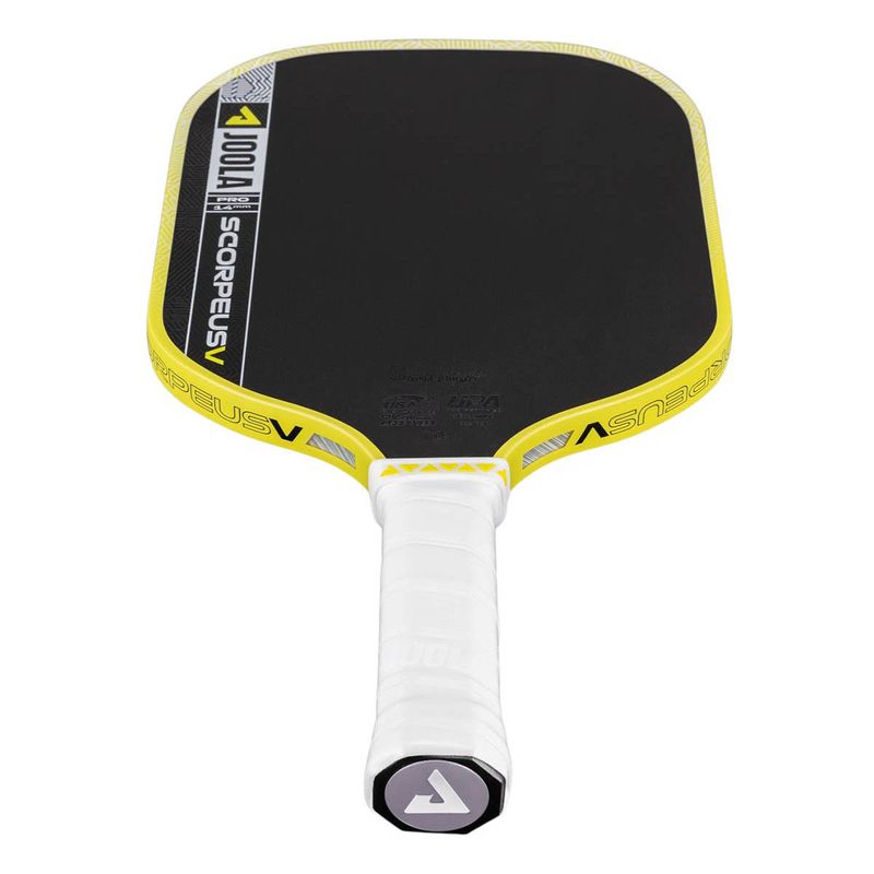 JOOLA Scorpeus Pro V 14 mm Anna Bright Pickleball Paddle Yellow