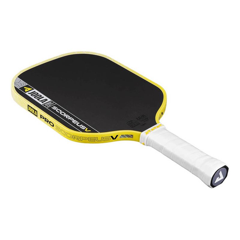 JOOLA Scorpeus Pro V 14 mm Anna Bright Pickleball Paddle Yellow