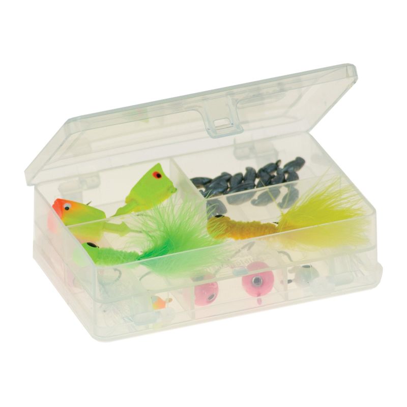 Plano Doubled-Sided Pocket Tackle Organizer Box Clear
