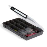 Plano Stowaway 3700 50/50 Split Box Clear