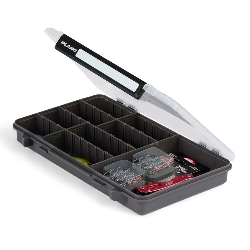 Plano Stowaway 3700 50/50 Split Box Clear