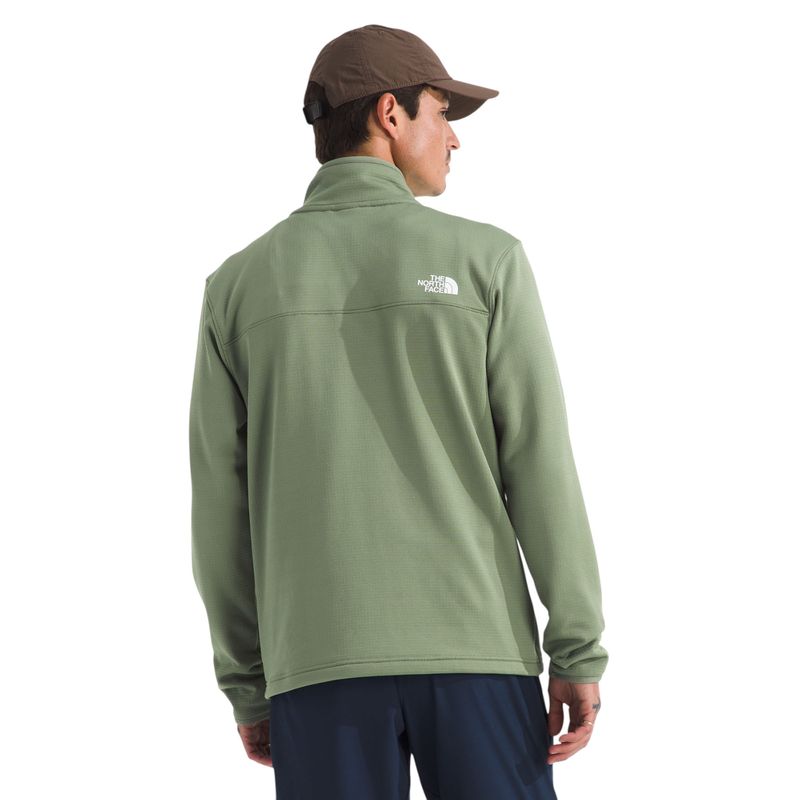 The North Face Cedar Trail Grid Fleece Full-Zip Jacket - Men's Bark Mist