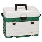 Plano Four-Drawer Tackle Box Green / Sandstone