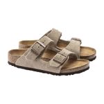 Birkenstock Arizona Suede Sandal - Kids' Taupe