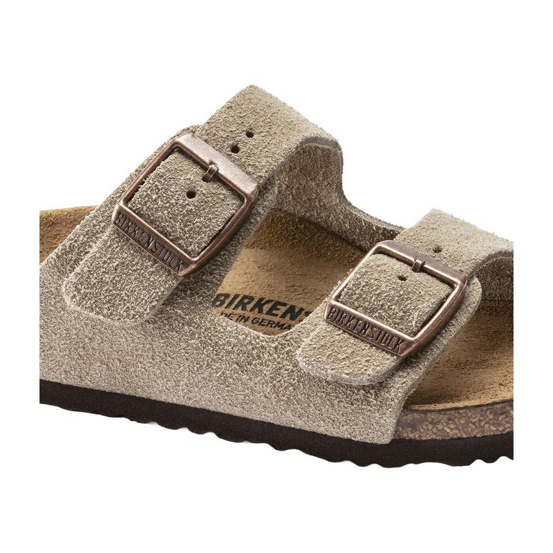 Birkenstock Arizona Suede Sandal - Kids' Taupe