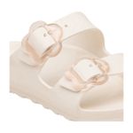 Birkenstock Arizona Flower Buckle Eva Sandal - Girls' Eggshell