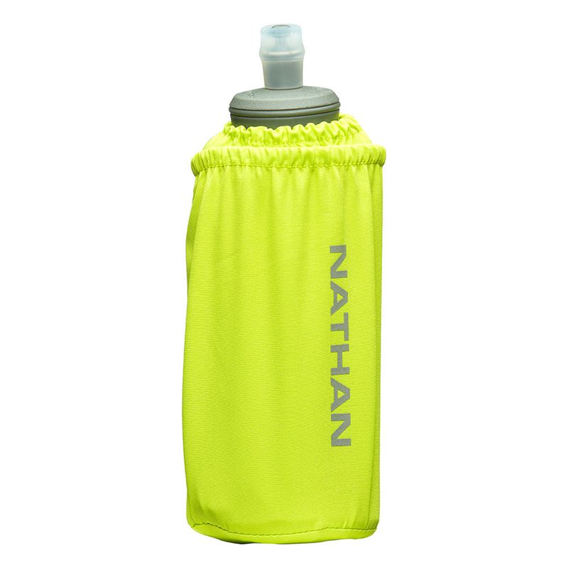 Nathan Pinnacle 18 oz Insulated Soft Flask Finish Lime/Reflective Silver