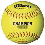 Wilson A9306 ASA Championship Synthetic 11" Softball (Dozen) Yellow