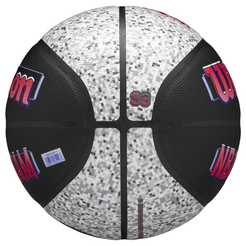 Wilson NBA Jam Indoor / Outdoor Basketball Black / White / Red