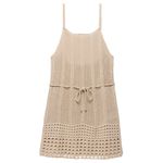 prAna Crochet Mini Dress - Women's Natural
