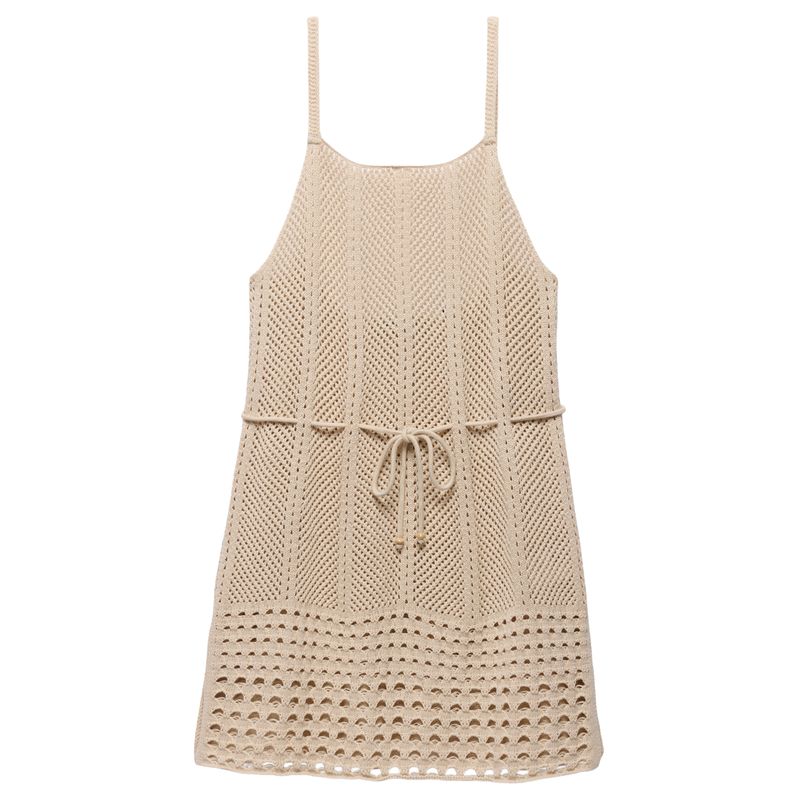 prAna Crochet Mini Dress - Women's Natural