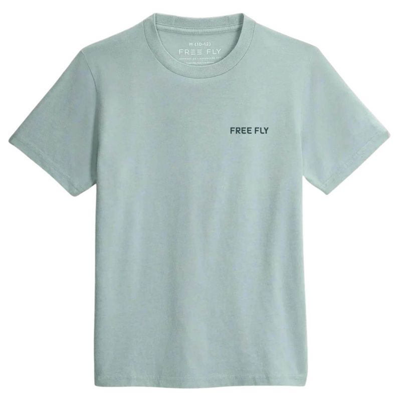 Free Fly Tide Chaser T-Shirt - Boys' Ocean Mist