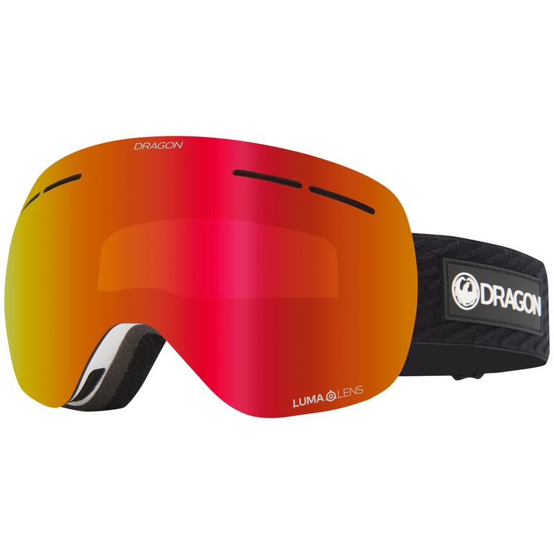 DRAGON X1S Snow Goggle Icon / Lumalens Red Ion