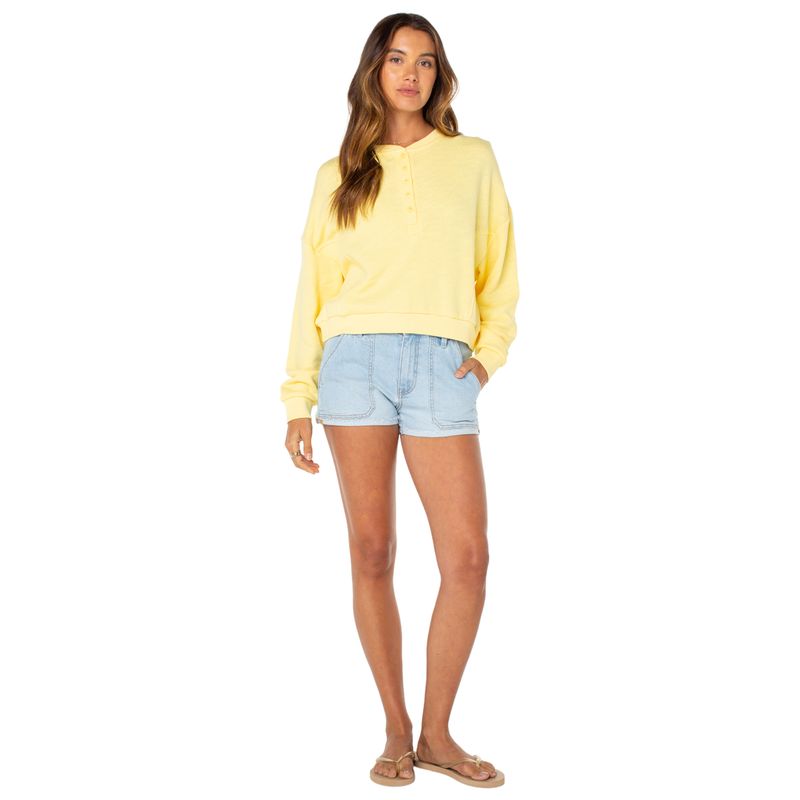 Roxy Overcast Pullover - Women's Popcorn Solid