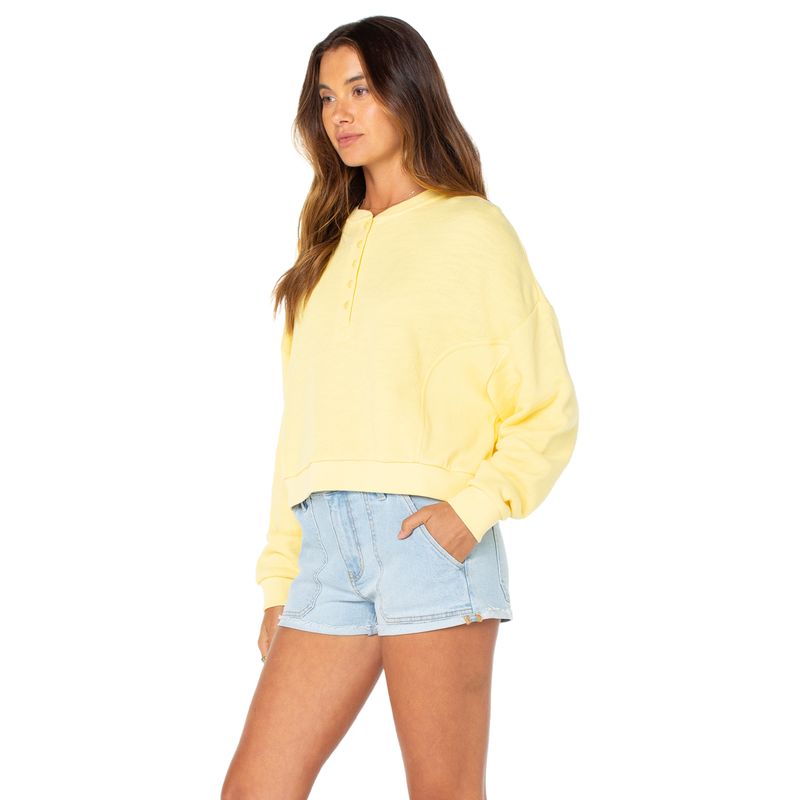 Roxy Overcast Pullover - Women's Popcorn Solid