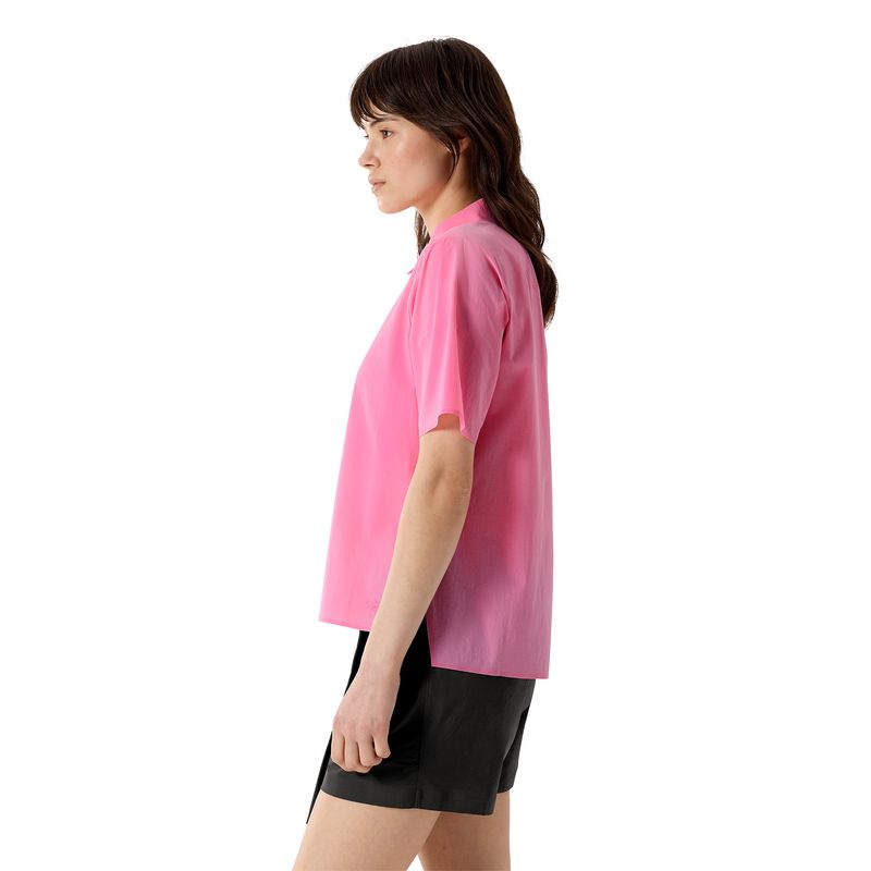 Arc'teryx Olia Short-Sleeve Button-Up Shirt - Women's Pineberry