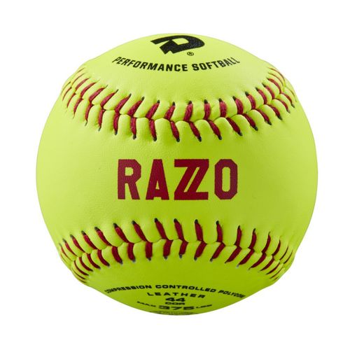 DeMarini Unisex's 11" ASA Razzo Slowpitch Leather Softball