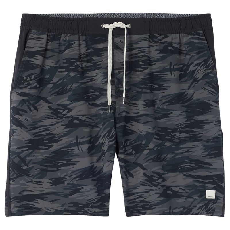 Vuori Banks Session Unlined 7" Short - Men's Black Riptide Camo