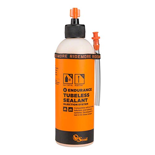 Orange Seal Endurance Tubeless Tire Sealant With Twist Lock Applicator - 8oz