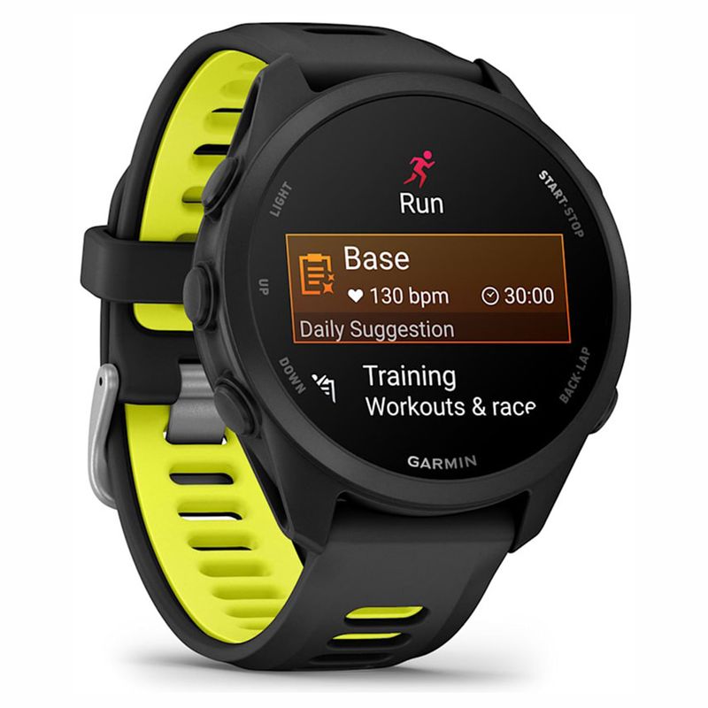 Garmin Forerunner 170 Music GPS Watch Black & Black / Amp Yellow Band