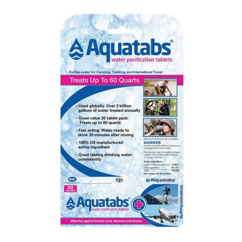 MSR Aquatabs Water Purification Tablet - 30 Count