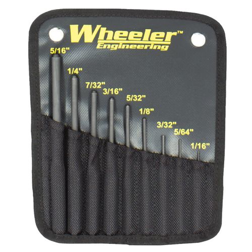 Wheeler Roll Pin Punch Set