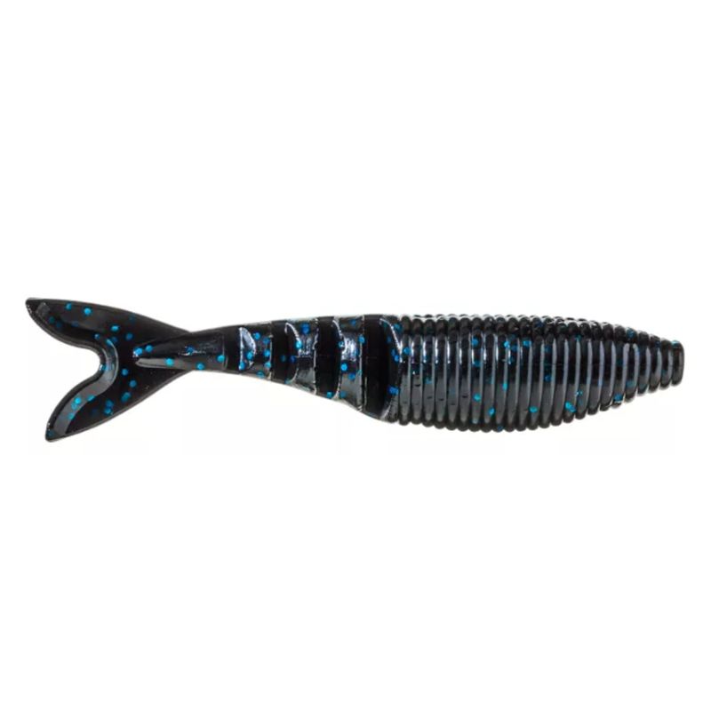 Yamamoto Zako Swimbait - 4in Black/Blue Flake