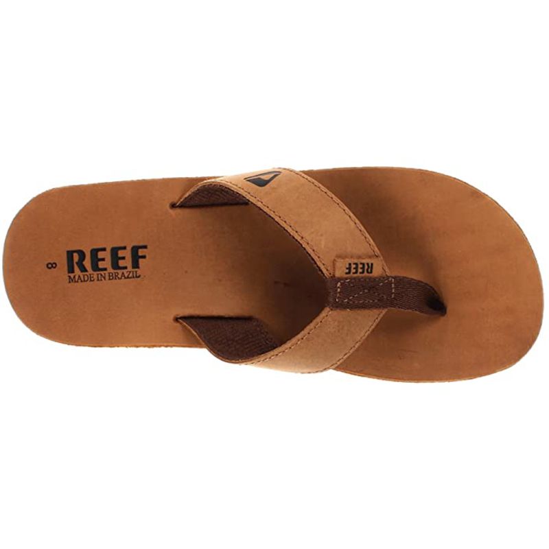 reef leather smoothy sandals