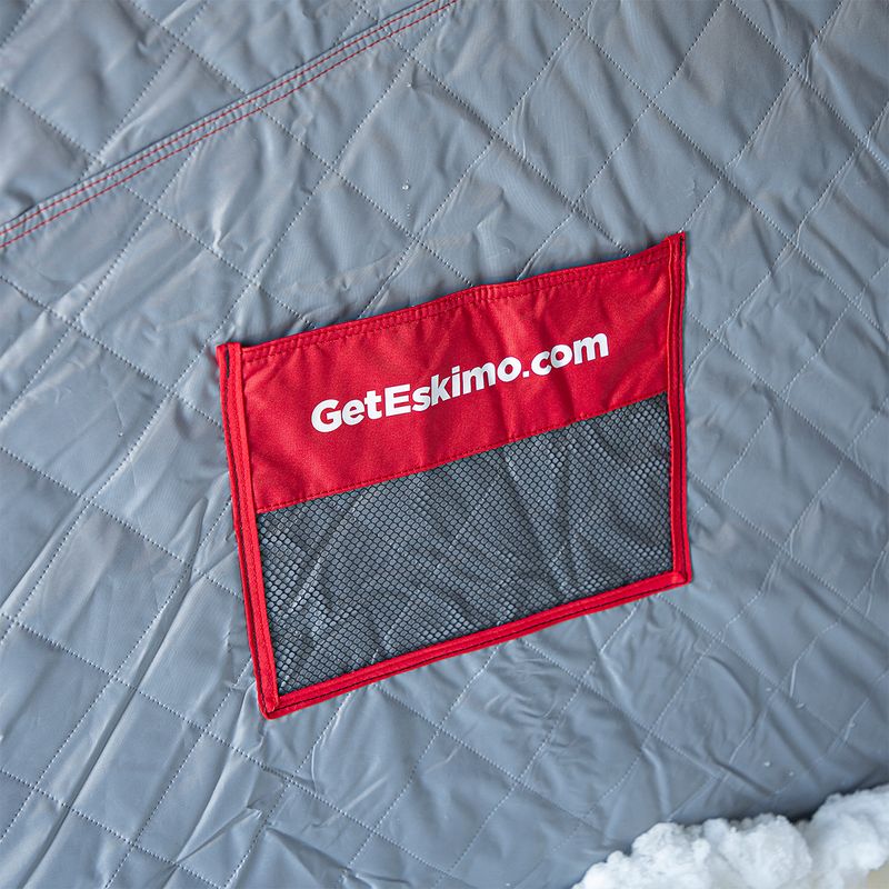 The Eskimo Outbreak 250XD ice fishing shelter keeps anglers warm in 51  square feet of high-loft insulated comfort.