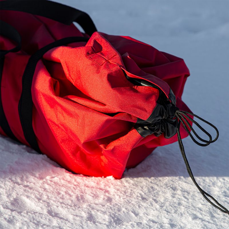  Eskimo Outbreak 250XD Pop-up Portable Insulated Ice Fishing  Shelter, 51 sq ft. Fishable Area, 2-3 Person, red/Black, 112 x 112 :  Sports & Outdoors