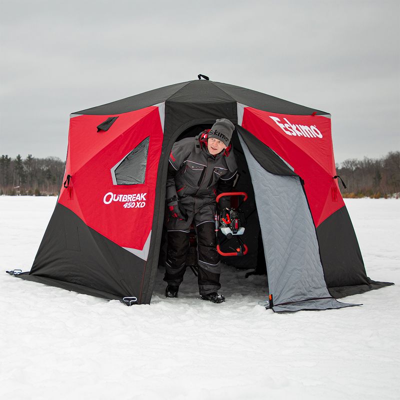 40450 New Eskimo Ice Shelter Shanty Ice House Outbreak 450XD Insulated Shack