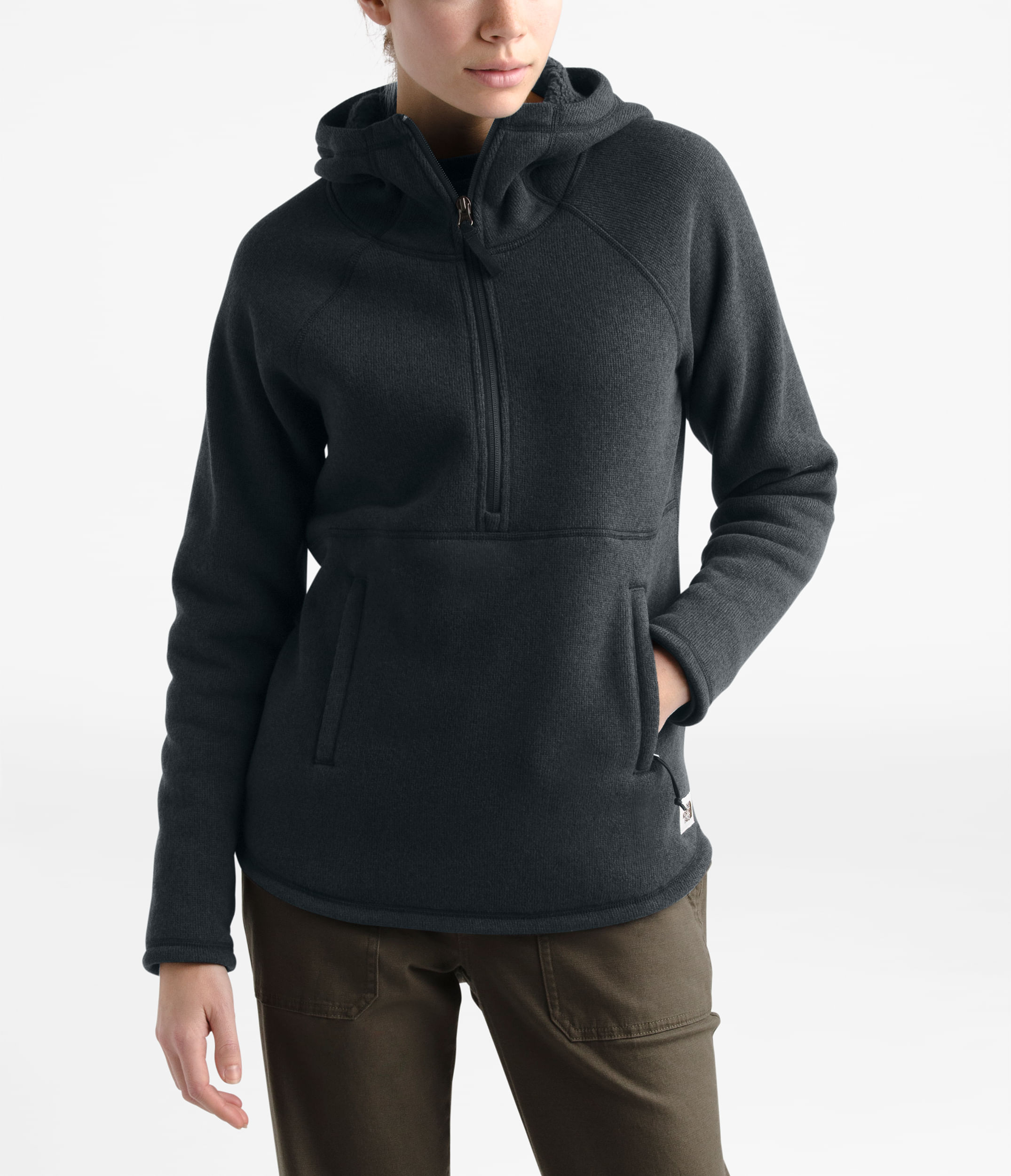 the north face crescent hooded pullover