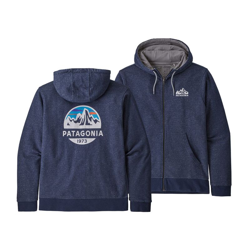 Patagonia Fitz Roy Scope French Terry Full-Zip Hoody – Navy Blue