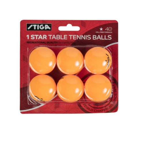 STIGA TABLE TENNIS BALLS ONE STAR