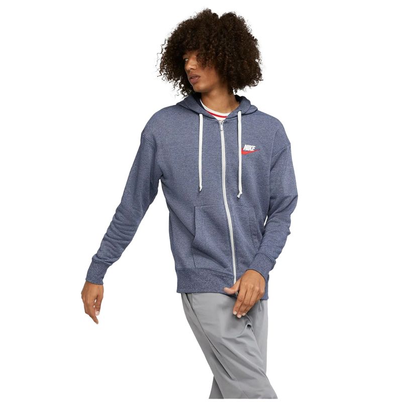 nike men's heritage full zip hoodie