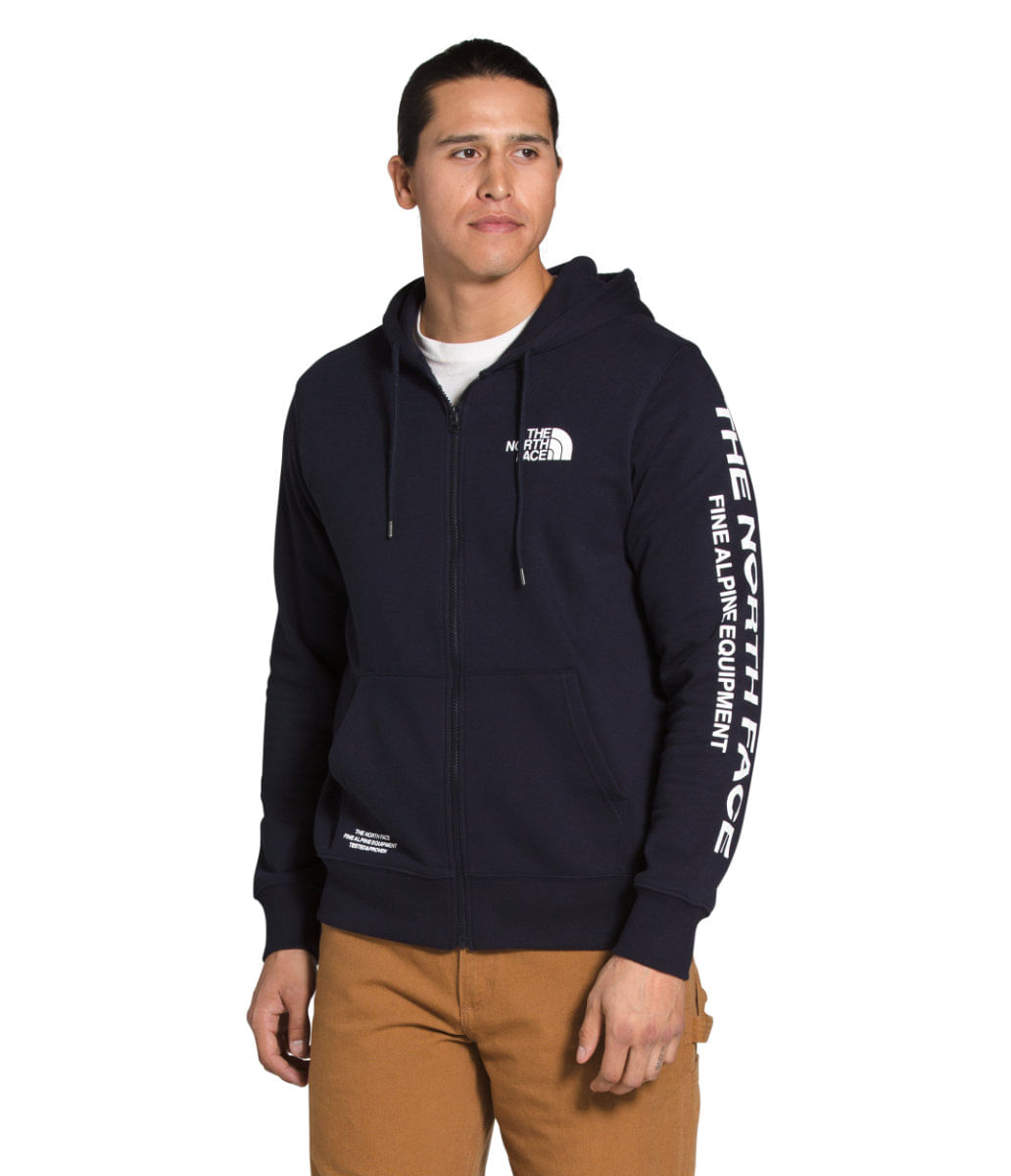 the north face mens zip hoodie
