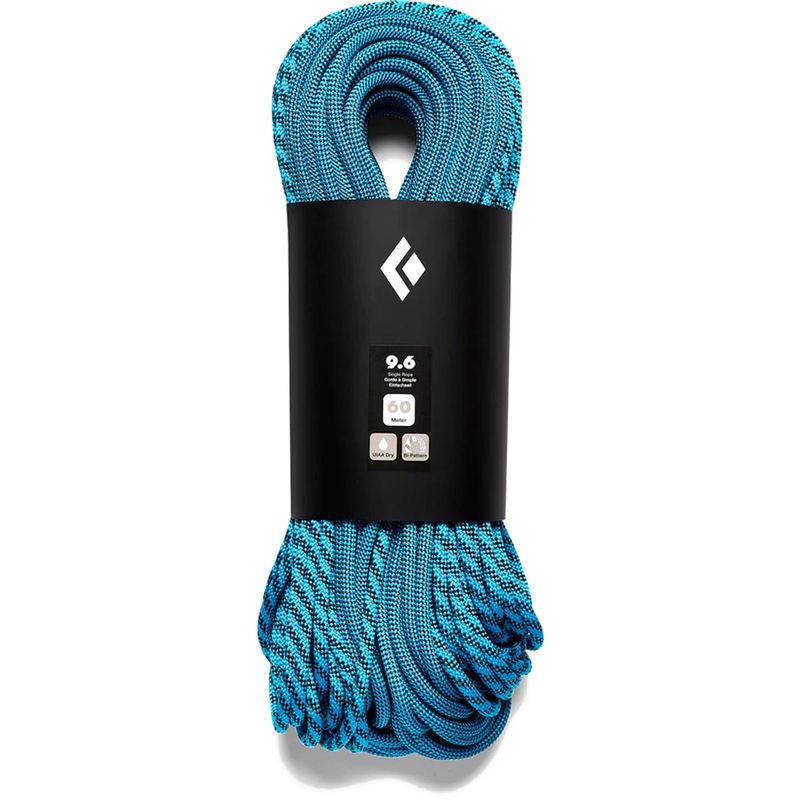 Black Diamond BiPattern 9.6mm Dry Climbing Rope