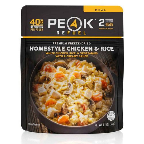 Peak Refuel Homestyle Chicken Rice Freeze Dried Meal