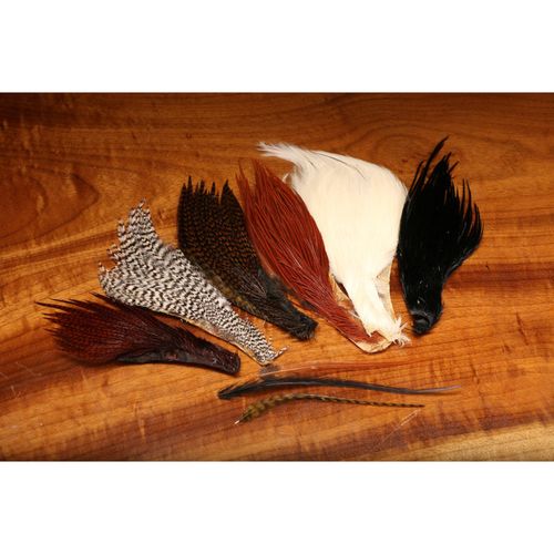 Hareline Dubbin Dry Neck Chunks Feathers