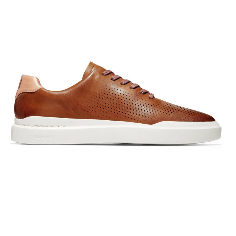 Cole haan grandpro clearance perforated low top sneaker